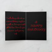 CARTE D'ÉPOUSE (Intérieur)