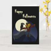 Carte d'épouvantail (Fleur jaune)