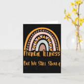 Carte Depression Mental Illness Mental Health Awareness  (Fleur jaune)