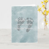 Carte Depth of Loss (Infant Loss) Card (Fleur jaune)