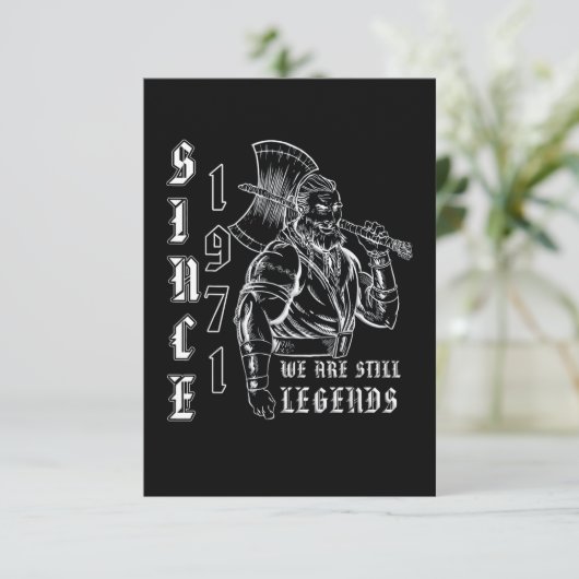 Carte Depuis 1971 Vikings Légendes 50e anniversaire (Debout devant)