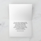 Carte d'équinoxe de printemps Papillon et chiot Os (Intérieur)