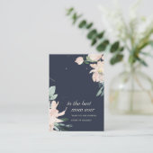 CARTE D'ÉQUIPEMENT FLORALE MOM DE BLUSH NAVY (Debout devant)