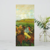 Carte d'équitation Edgar Degas (Debout devant)