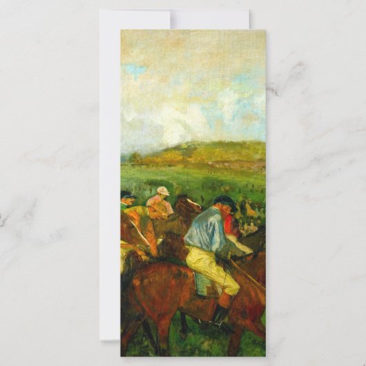 Carte d'équitation Edgar Degas (Devant)