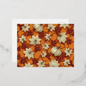 Carte d'érable (Recto/Verso)