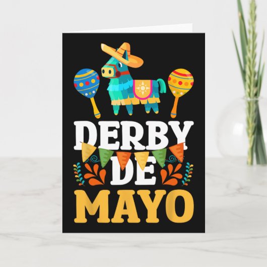 Carte Derby De Mayo Cinco De Mayo Mexicain  (Devant)