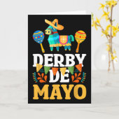 Carte Derby De Mayo Cinco De Mayo Mexicain  (Fleur jaune)