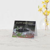 Carte Derek pond-1, JOYEUX ANNIVERSAIRE (Fleur jaune)