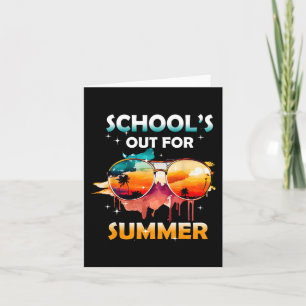Carte Dernier Jour D'école En Vacances D'été Professeurs