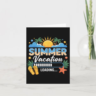 Carte Dernier Jour D'école Vacances D'été Chargement Drô