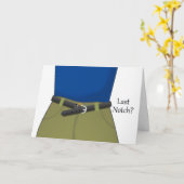 Carte Dernier Notch ? Félicitations pour la perte de poi (Fleur jaune)