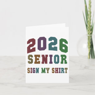 Carte Dernier Premier Jour Cl De 2026 Senior Sign My Shi