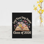 Carte Dernier Premier Jour Senior Cl De 2026 Retour À L' (Fleur jaune)