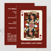 Carte Dernier Rodeo Midwest Queen of Hearts person (Devant / Derrière)