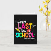 Carte Dernière Journée De Diplôme Scolaire Professeur Ét (Fleur jaune)