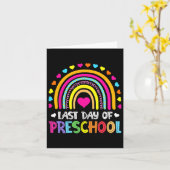 Carte Dernière Journée De L'École Préscolaire Rainbow Gr (Fleur jaune)
