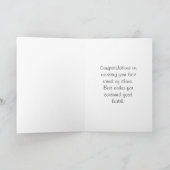 Carte Dernière ronde de Chemo Félicitations Fille (Intérieur)