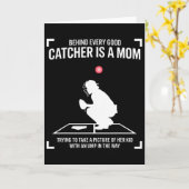 Carte Derrière chaque bon receveur se cache une mère qui (Fleur jaune)