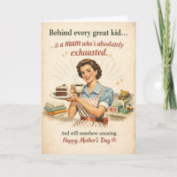 Derrière chaque grand enfant - Vintage