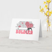 Carte Derrière chaque soldat (Fleur jaune)