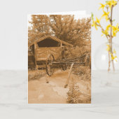 Carte Derrière la grange (Fleur jaune)