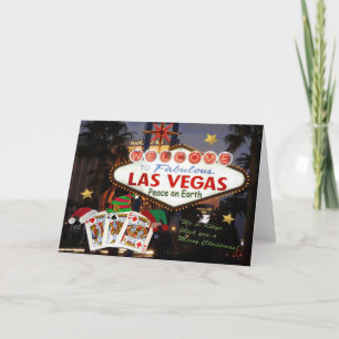 Carte des 3 Rois Joyeux Noël de Las Vegas