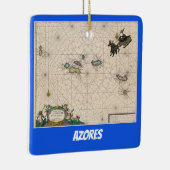 Carte des Açores Ornement de Noël (Droite)