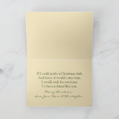 Carte des amis de neige de Noël (Intérieur)