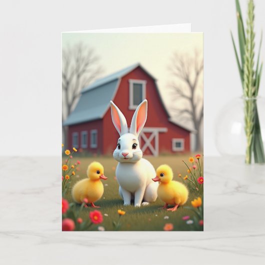 Carte des amis du printemps doux (Devant)