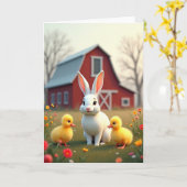 Carte des amis du printemps doux (Fleur jaune)