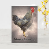 Carte Des amis pour toujours... (Fleur jaune)