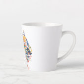 Carte des animaux australiens Latte Mug (Droite)