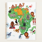 Carte des animaux d'Afrique (Devant)