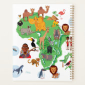 Carte des animaux d'Afrique (Dos)
