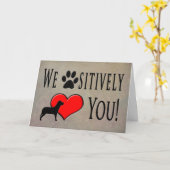 Carte Des animaux de compagnie au propriétaire pour Anni (Fleur jaune)