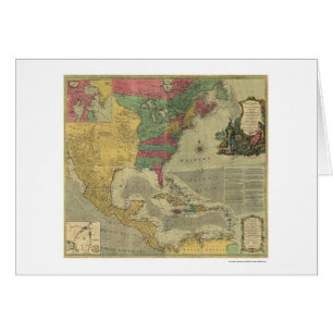 Carte des Antilles et de l'Amérique du Nord - 1774