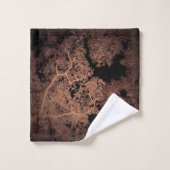 Carte des arbres 5 (Gant de toilette)