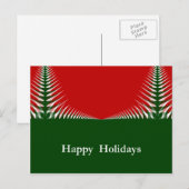 Carte des arbres de Noël (Devant / Derrière)