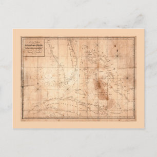 Carte des Banques et des Îles Bahama (1817)