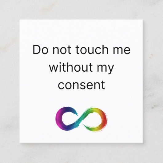 Carte des besoins de la sonde autistique (Devant)