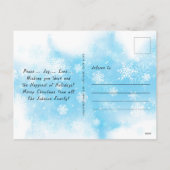 Carte des boules de Noël des chevaux | Carte posta (Dos)