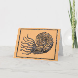 Carte des canyons parlants fossiles d'ammonite, No