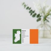 Carte des cartes de visite de l'Irlande (Debout devant)