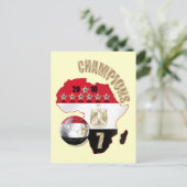 Carte des champions de l'Afrique Égypte Pharaons c (Debout devant)