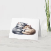Carte Des chatons câlins (Devant)