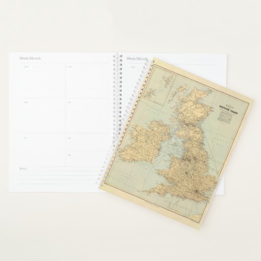 Carte des chemins de fer, British Isles (Devant avec enveloppe)