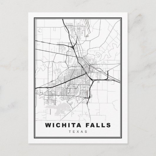 Carte des chutes Wichita (Devant)