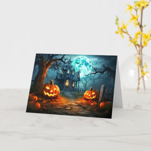 Carte Des Citrouilles Nefariens En Pleine lune (Fleur jaune)