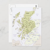 Carte des clans écossais (Devant / Derrière)